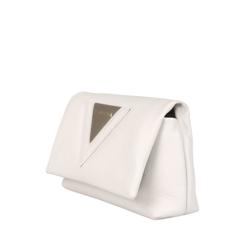 Crossbody Bag aus Kalbsleder in weiß -EPONA- MINI